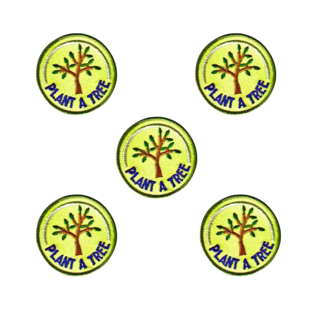 Plant A Tree (5- Pack) Iron On Patch