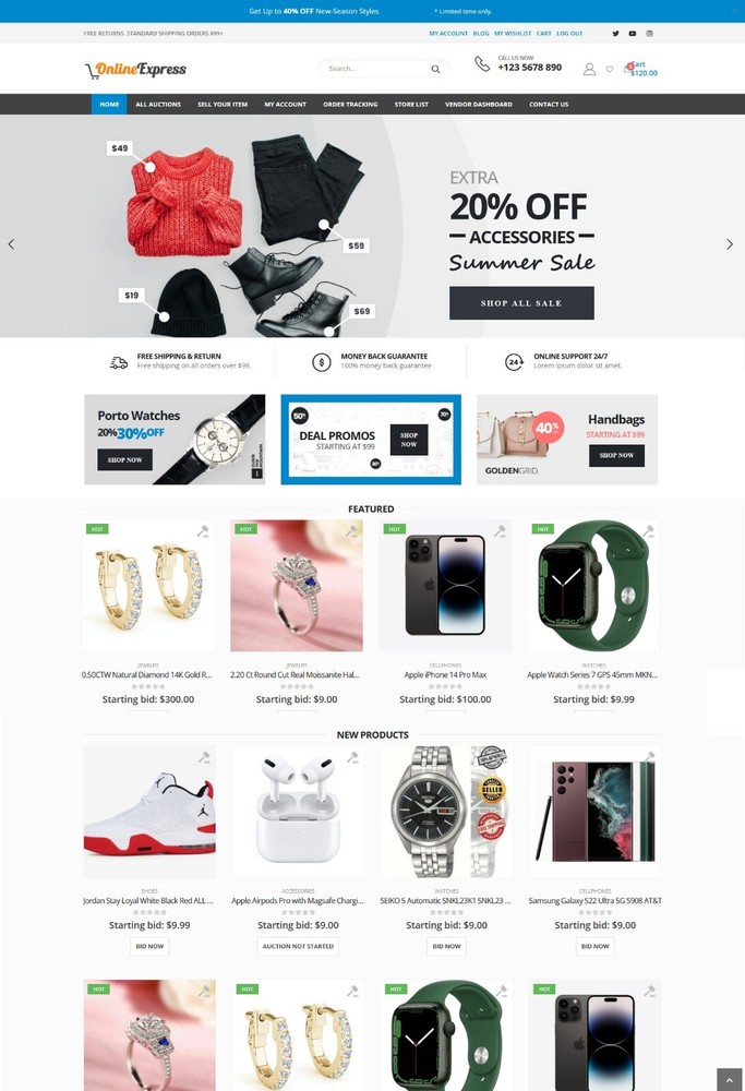 Auction Website For Sale (Wordpress) - Free Install + Hosting