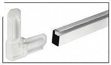 CRL White 5/16" Square Cut Screen Frame Corners - Pack of 100