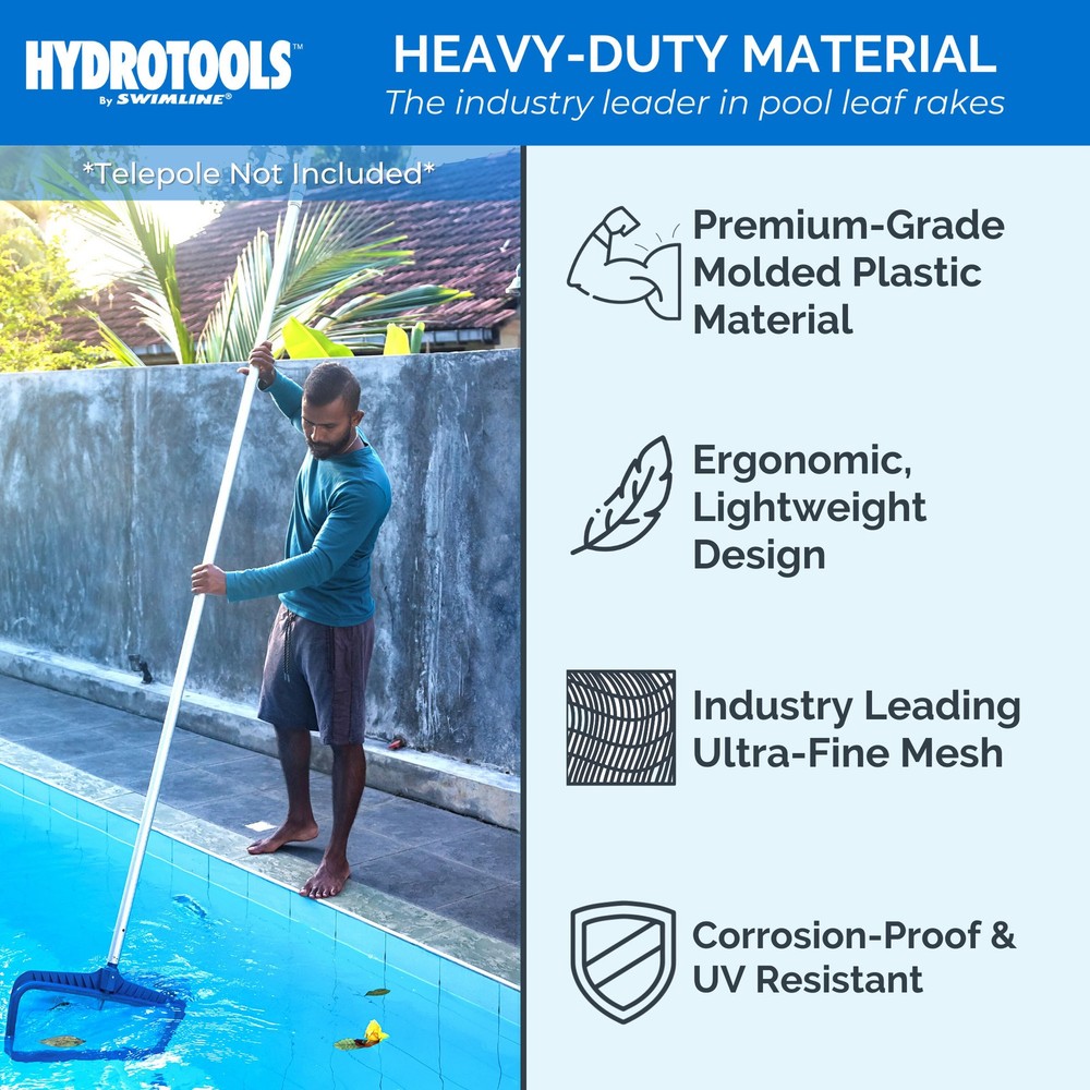 Swimline Hydro Tools Professional Heavy Duty Deep Bag Pool Net (Open Box)