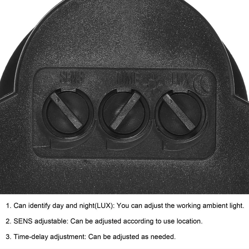 Motion Sensor Sensor AC110-240V Infrared PIR Detector Switch Black