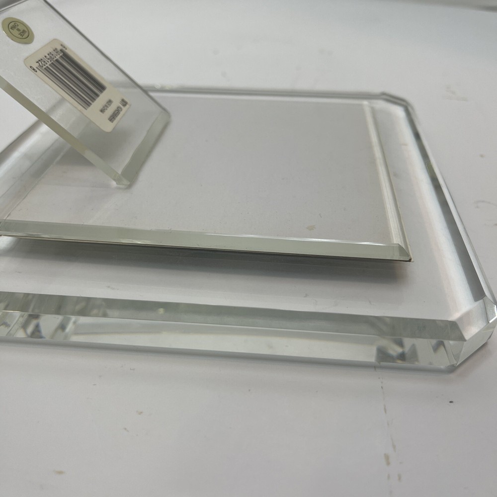 Glass Square Picture Frame Holds 5 x 5"