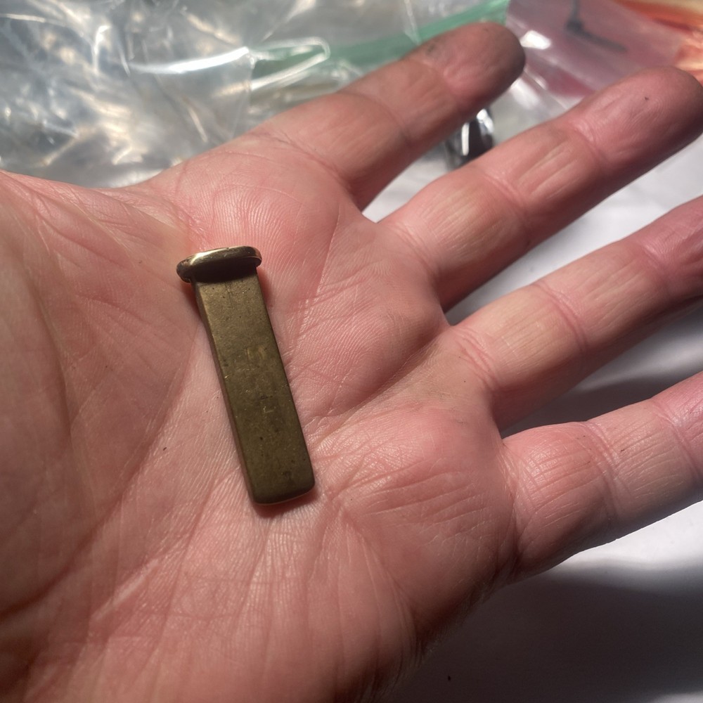 Genuine Brass Wedge From An Investarms Hawken Muzzleloader.