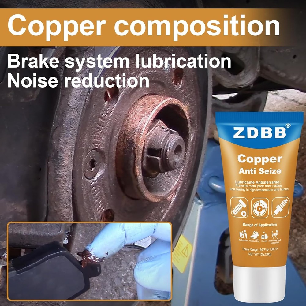 Anti-Seize Lubricant Copper Antiseize 2 PCS,