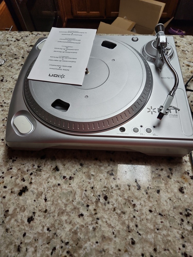 ION iTTUSB USB Turntable - Manual Tested