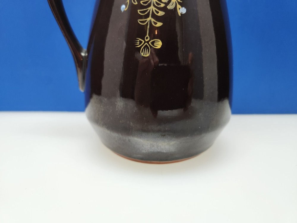 Vintage Stoneware Ceramic Pitcher Japan