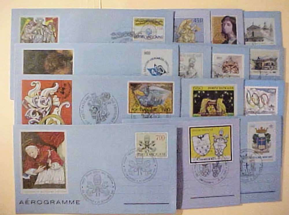 VATICAN AIR LETTERS 110L / 300L 14 DIFF