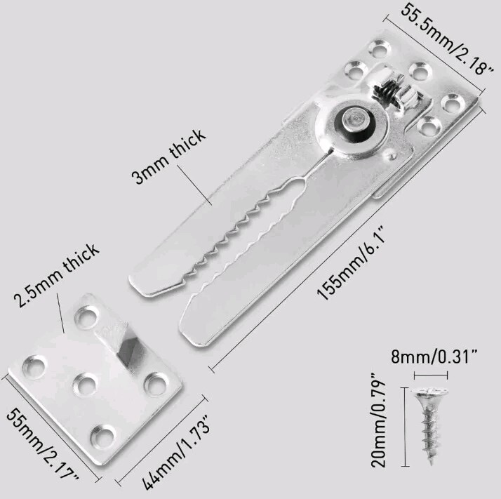 Howdia 2 Pack Sectional Couch Connector And Screws