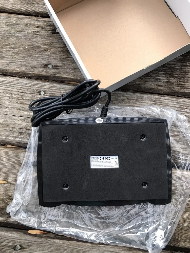 Infinity USB Digital Foot Control with Computer Plug in-USB2