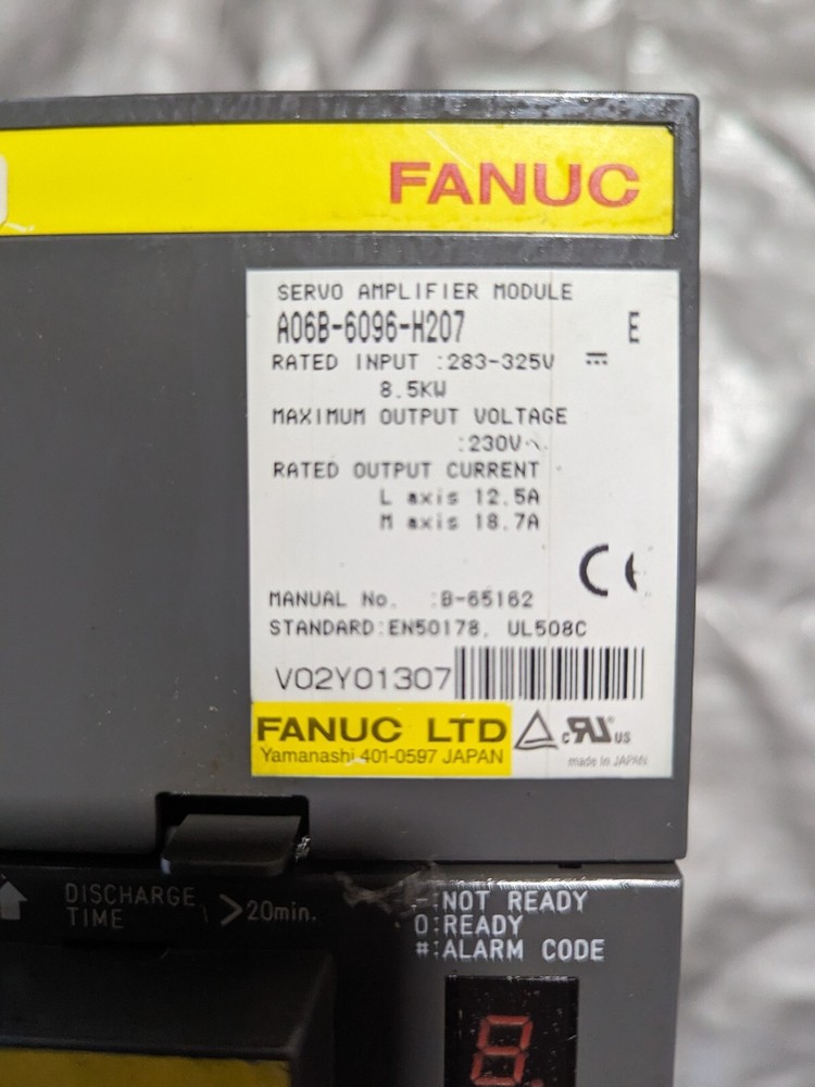 Fanuc A06B-6096-H207 Servo Amplifier Module - USED