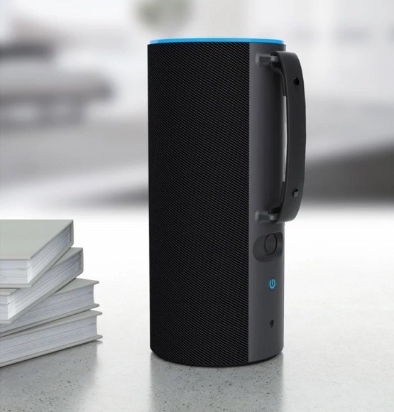 Ninety7 Sky Portable Battery Base for Amazon Echo 2 - Carbon
