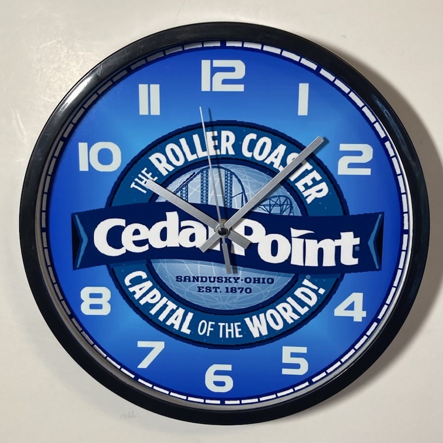 Cedar Point logo Battery Operated Wall Clock