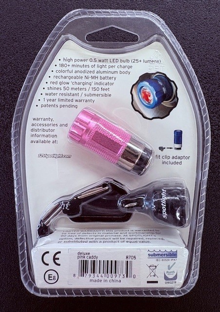 SPOTLIGHT DELUXE RECHAGEABLE LED LIGHT