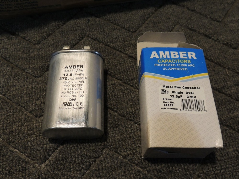 Lot of 42 Amber Capacitors
