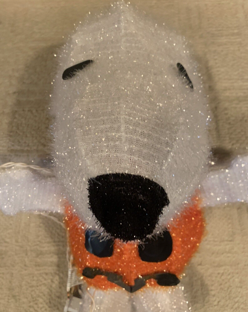 Light Up Snoopy 18" Peanuts Halloween Pumpkin Jack O’ Lantern Display