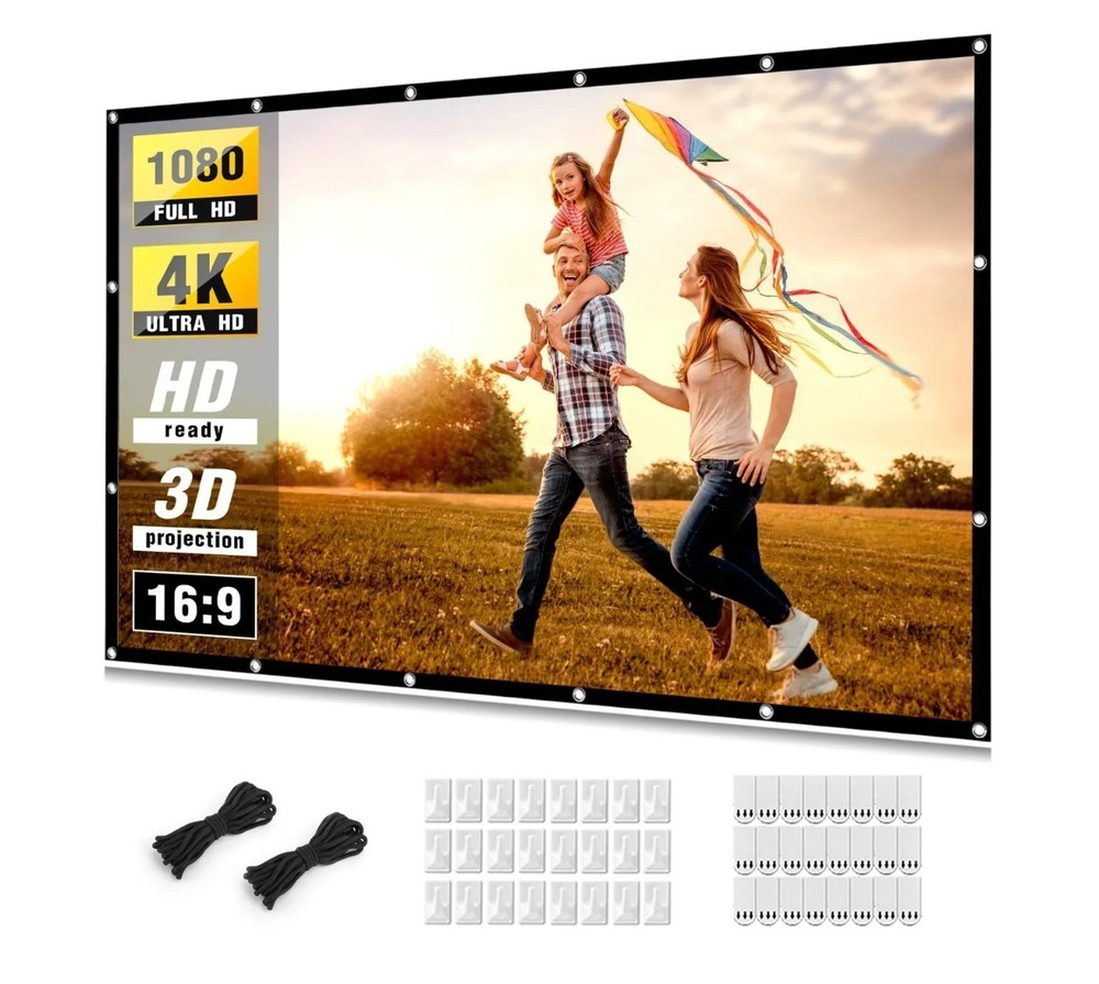 Taotique Projector  Screen 150 Inch