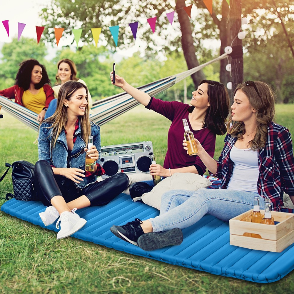3 Inch Inflatable Camping Sleeping Pad Waterproof & Comfortable Sleeping Mat