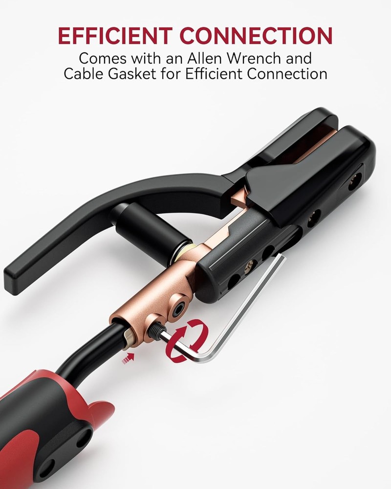 ARCCAPTAIN 300AMP Welding Electrode Holder with Strong Bite Force, Higher...