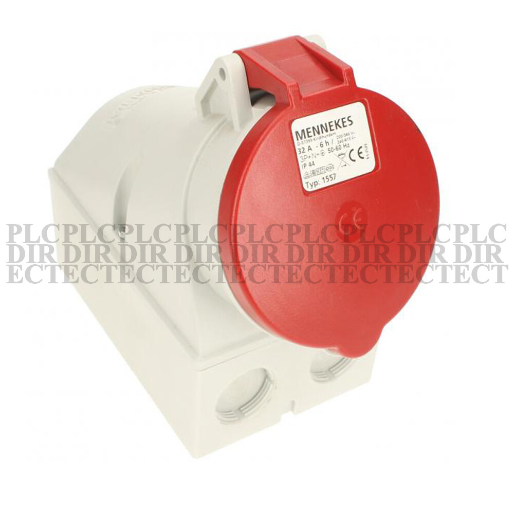 New MENNEKES TYP: 1557 Industrial Socket 32A 3P