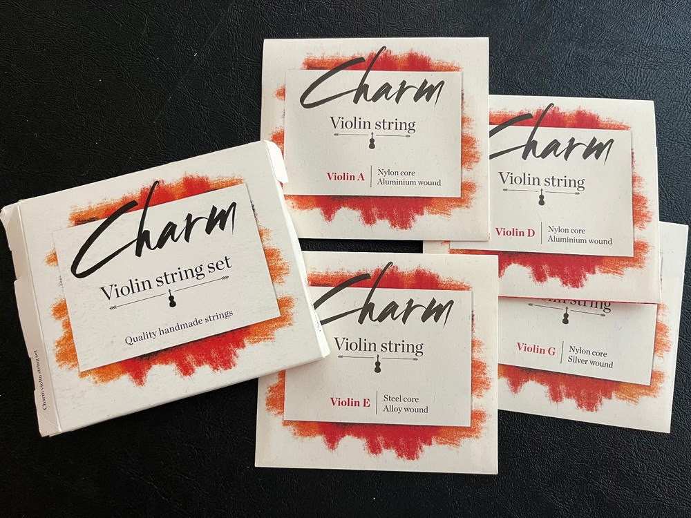 Charm Violin 4/4 String set G, D, A, E strings
