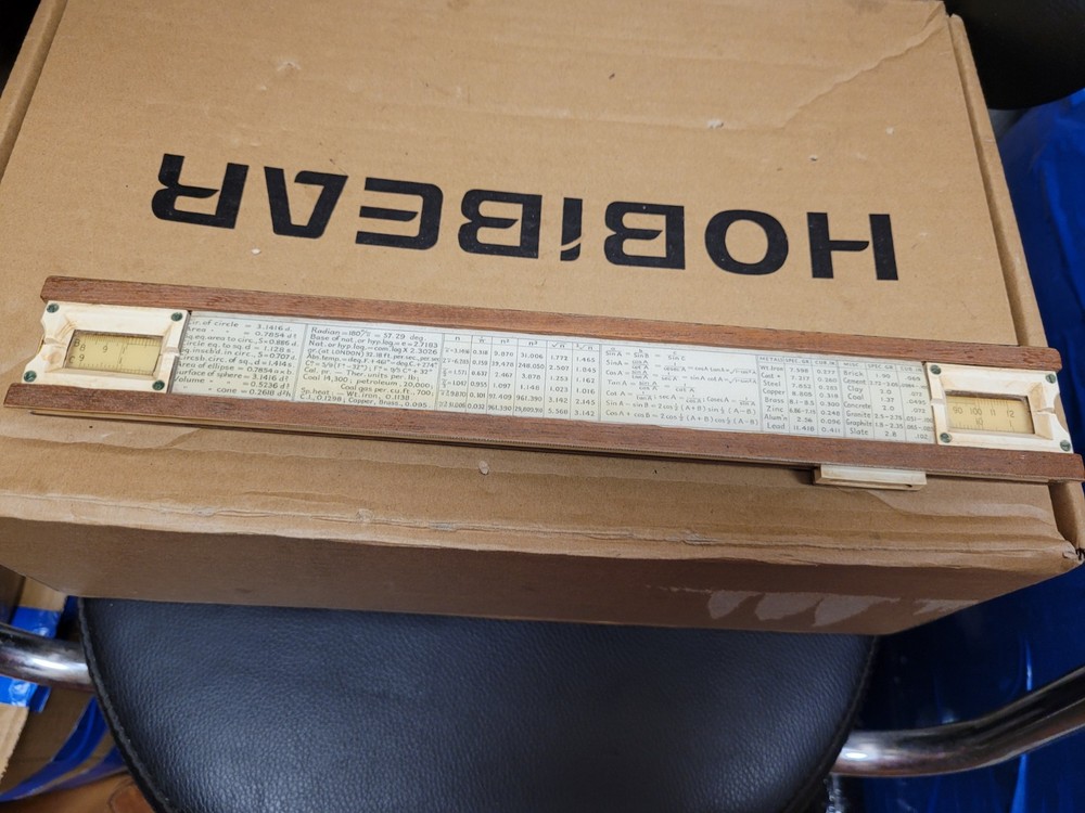 BRIGHTON Slide Rule Vintage Collectables Engineering Tool