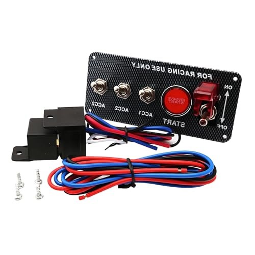 5-in-1 Universal 12V Racing Ignition Switch Panel 5 in 1 Ignition Switch Panel