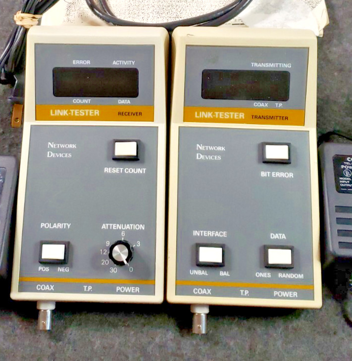network devices bnc link-tester w/ Instructions .........................(C20B5)