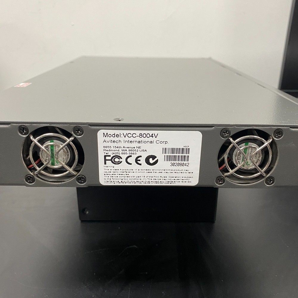 Avitech VCC-8004V Video Processor Multi-Viewer Quad Splitter - Tested