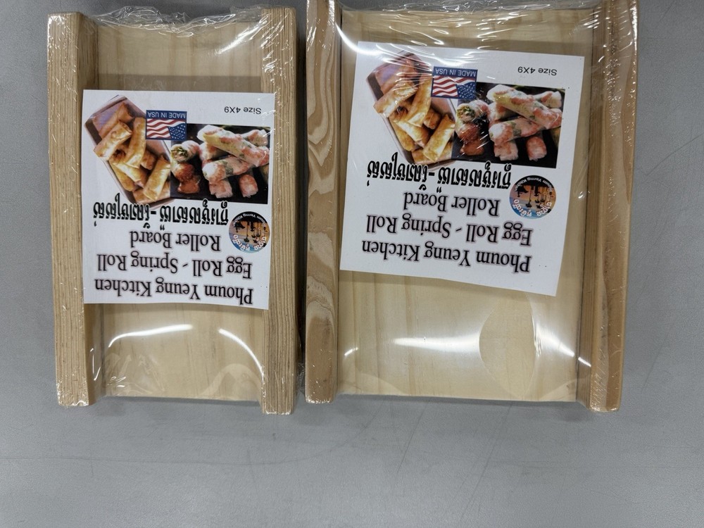 Egg Roll - Spring Roll Roller Board. (3 Size S,ML,) 2.5x9, 4x9 & 5.5x9. $30