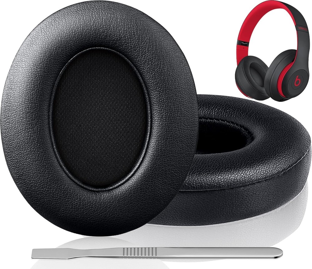 F FEYCH Beats Studio Replacement Earpads for 3 & 2 (B0500/ Black