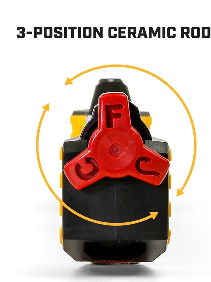 Pocket EDC Guided Field Sharpener w/ Removable Diamond Plates & Ceramic Rods