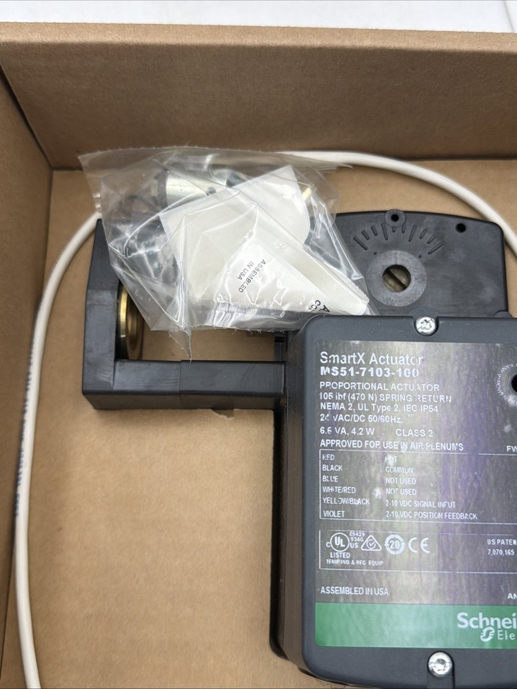 SCHNEIDER MS51-7103-100 PROPORTIONAL ACTUATOR SPRING RETURN