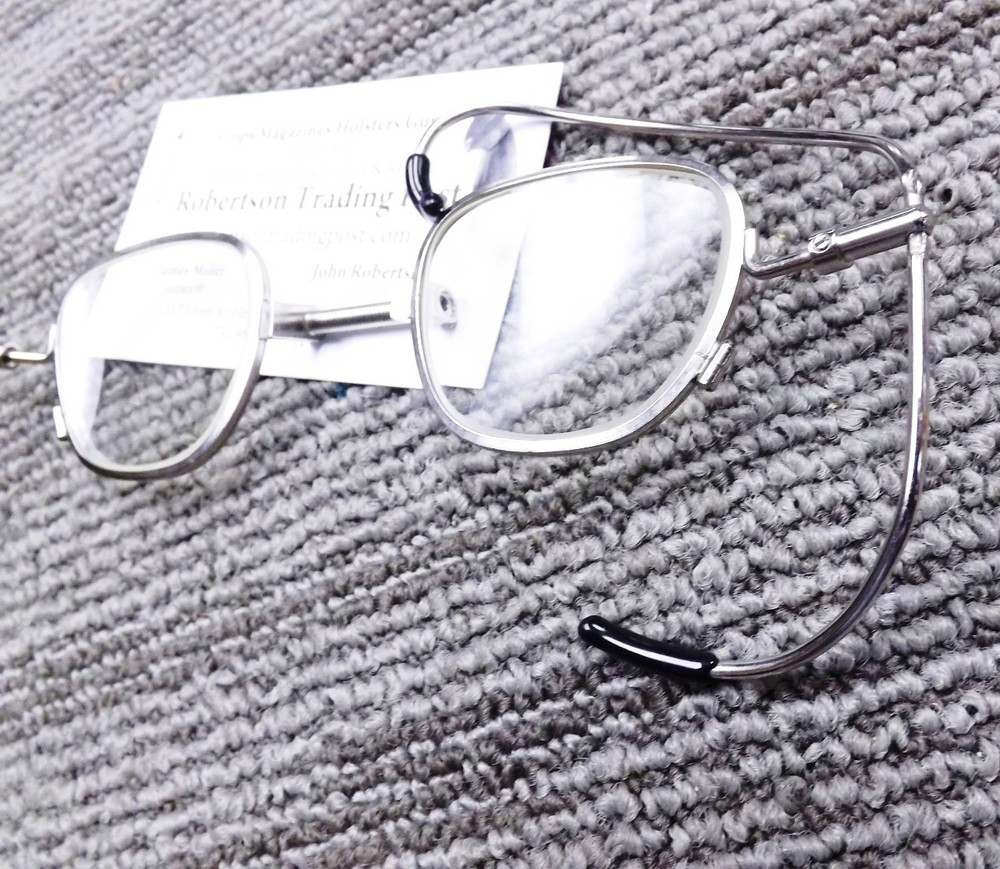 1990s Randolph Engineering Corpsman’s Glasses Chrome Plated Wire Frame