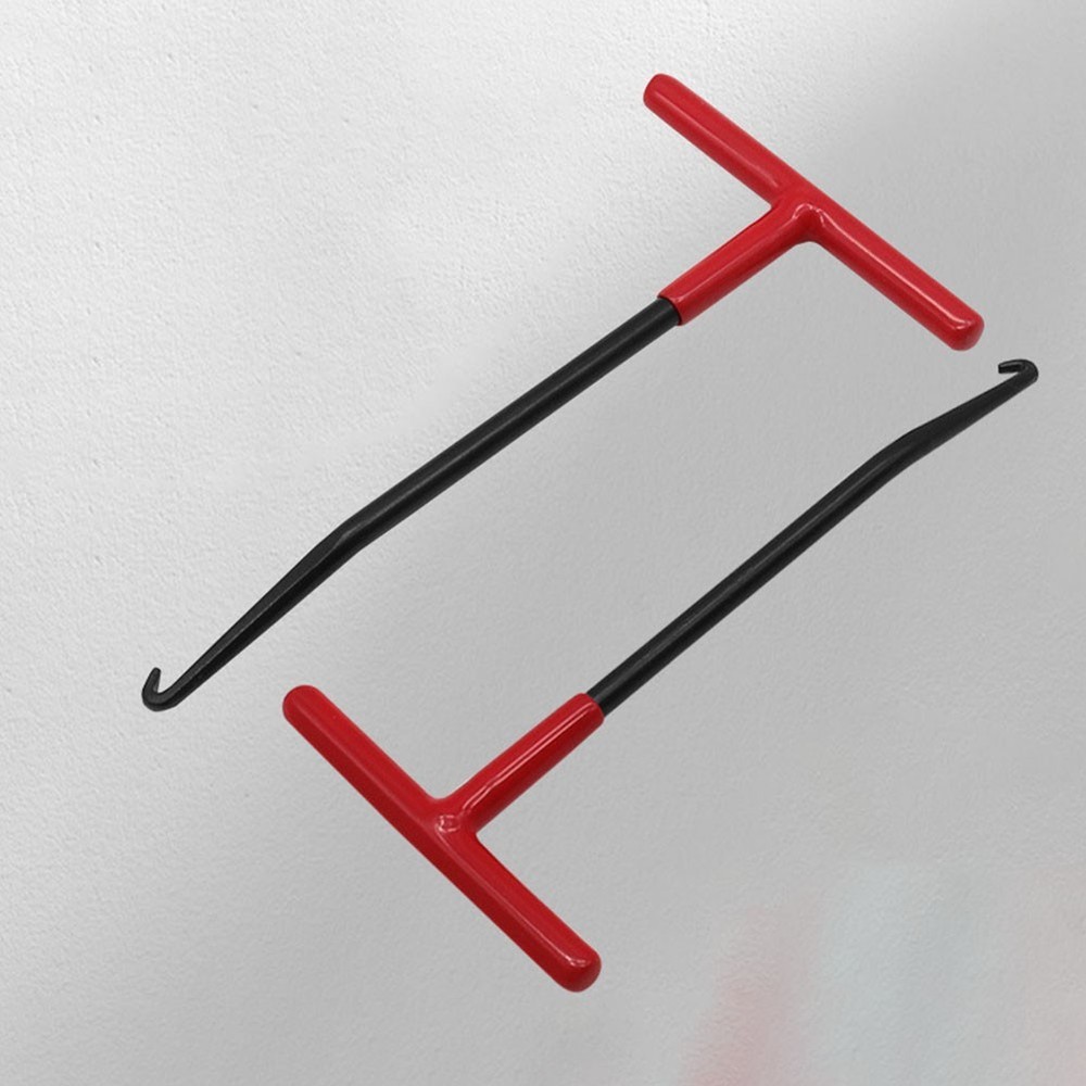 2pcs Exhaust Spring Puller Snowmobile Motorcycle Exhaust Stand Removal T-Handle