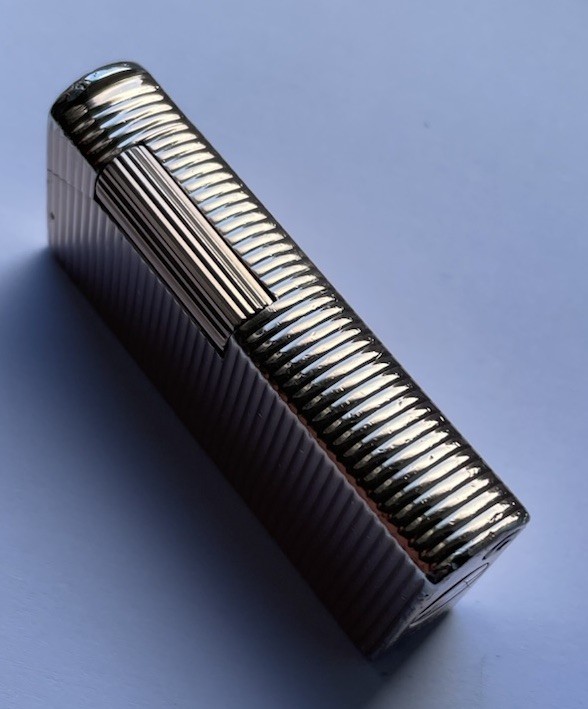 Dunhill Solid Silver ‘GILT FINISH’ Aldunil (LARGE) Lighter - Fully Overhauled