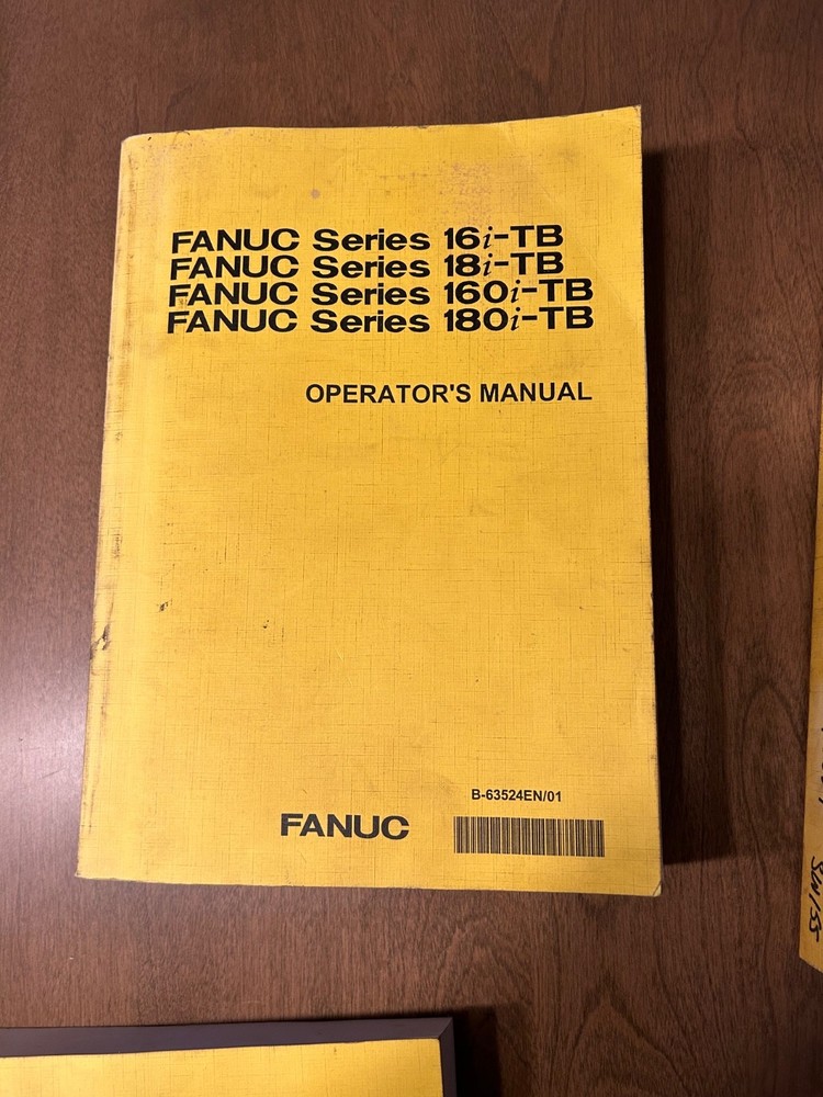 Fanuc maintenance, operator and parameter manuals