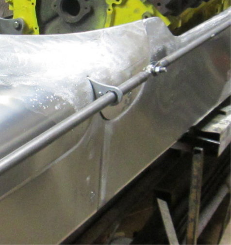 Steering slides for front engine dragster