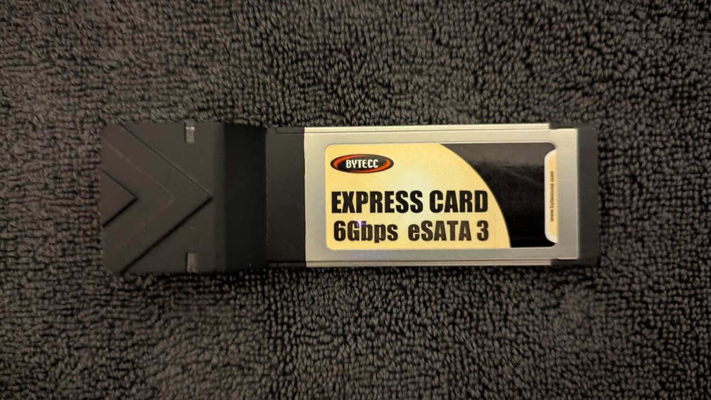 PCIe ExpressCard 6Gbps eSATA 3 Bytecc
