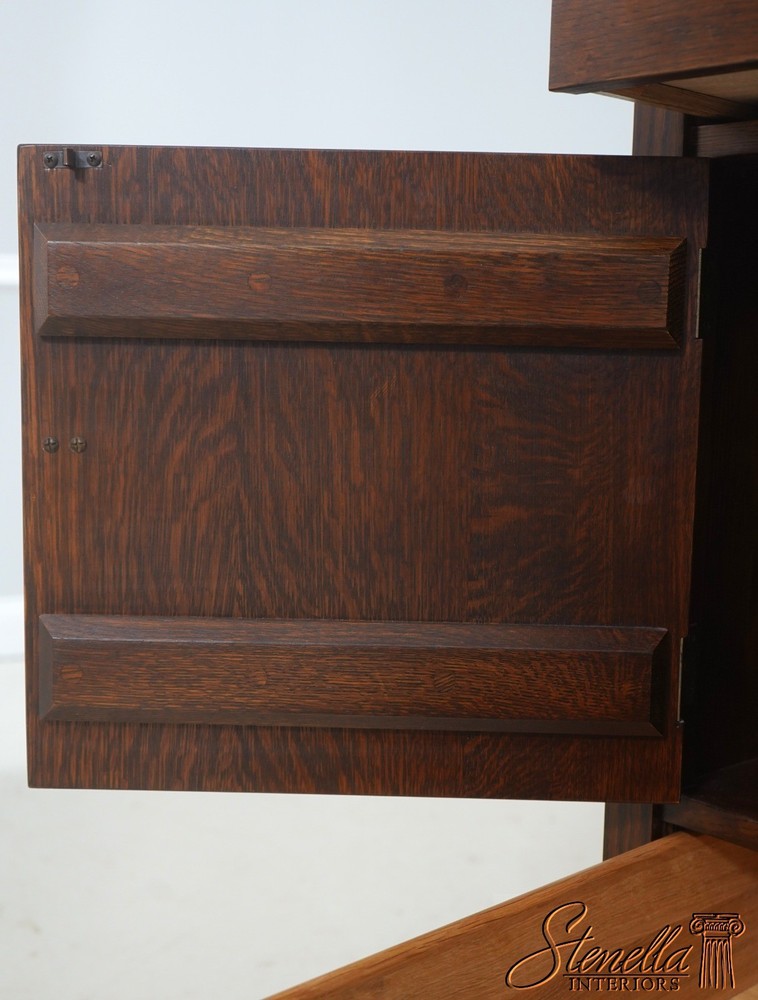 71347: STICKLEY Mission Oak Sideboard Buffet Server Cabinet