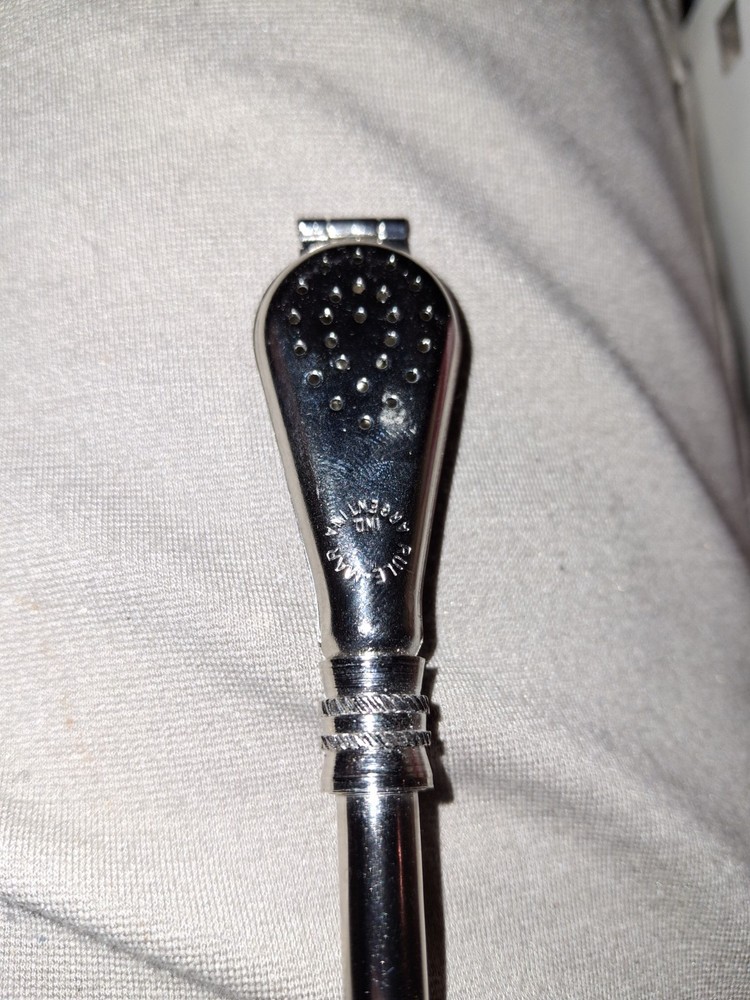 Rule-Mar Argentina Metal Tea Infuser/straw