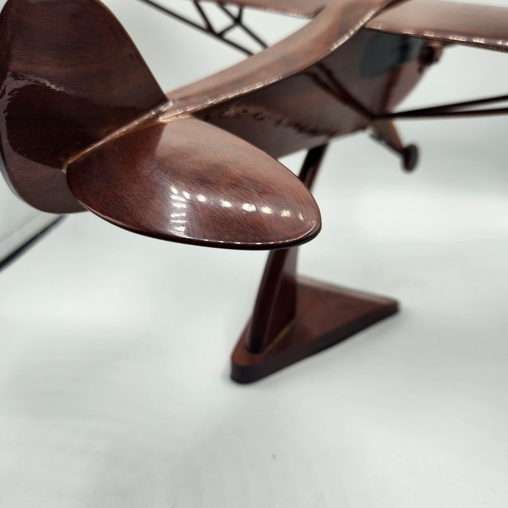 Wood Piper J-3 Cub Mahogany Model Plane