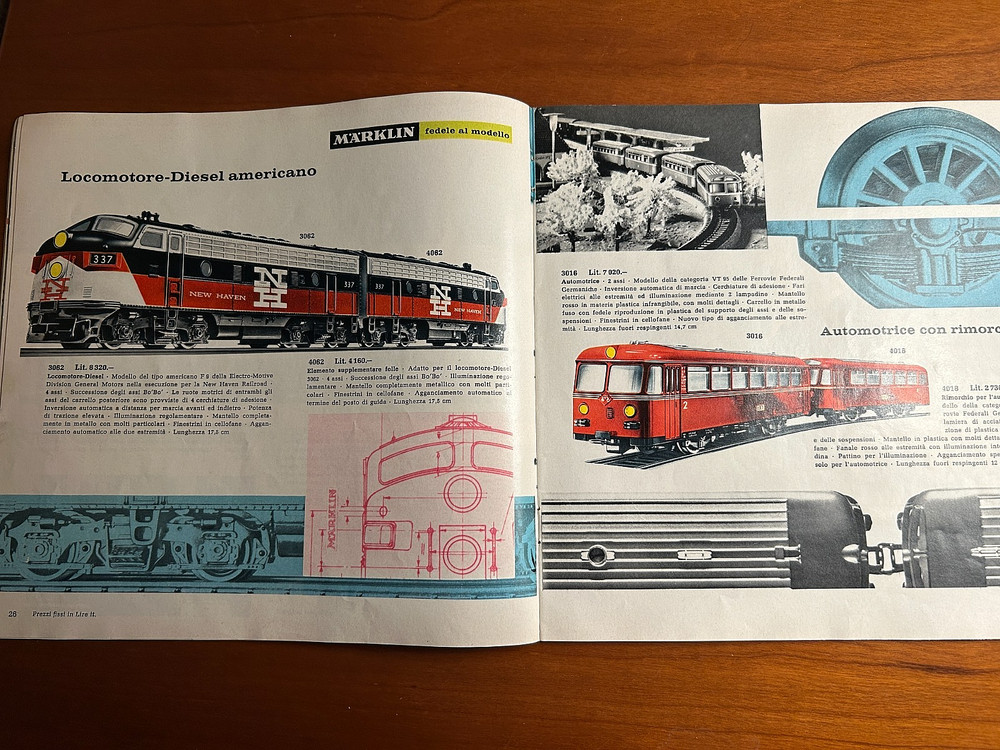 MARKLIN Catalog - Year 1964/65 - HO Scale