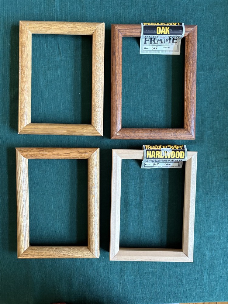 Frames, 5x7, solid wood for needlecraft