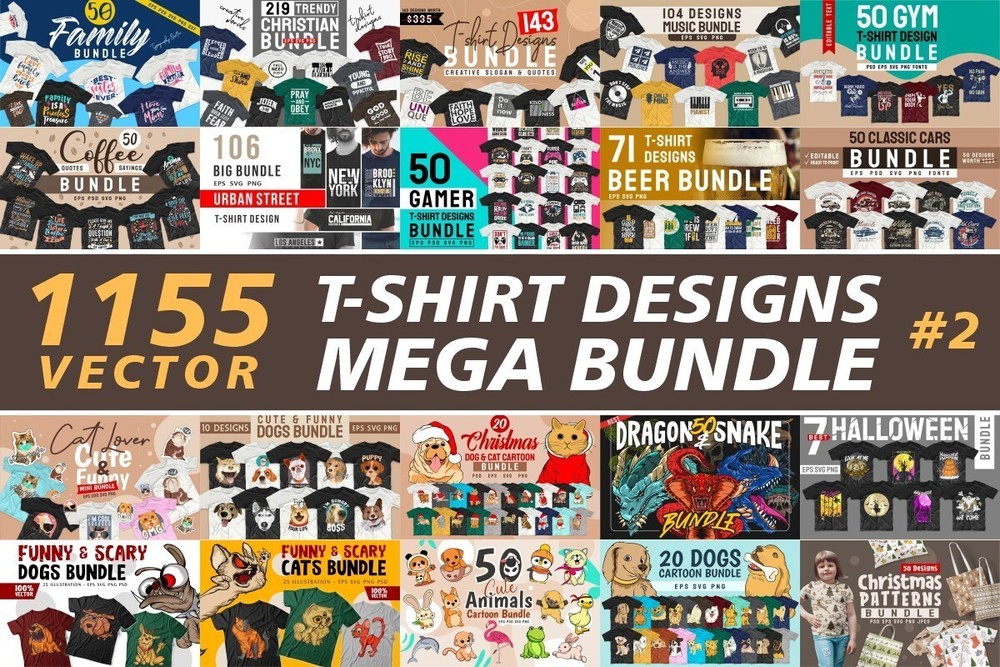 1155 vector TShirt-Bundle-Bundles
