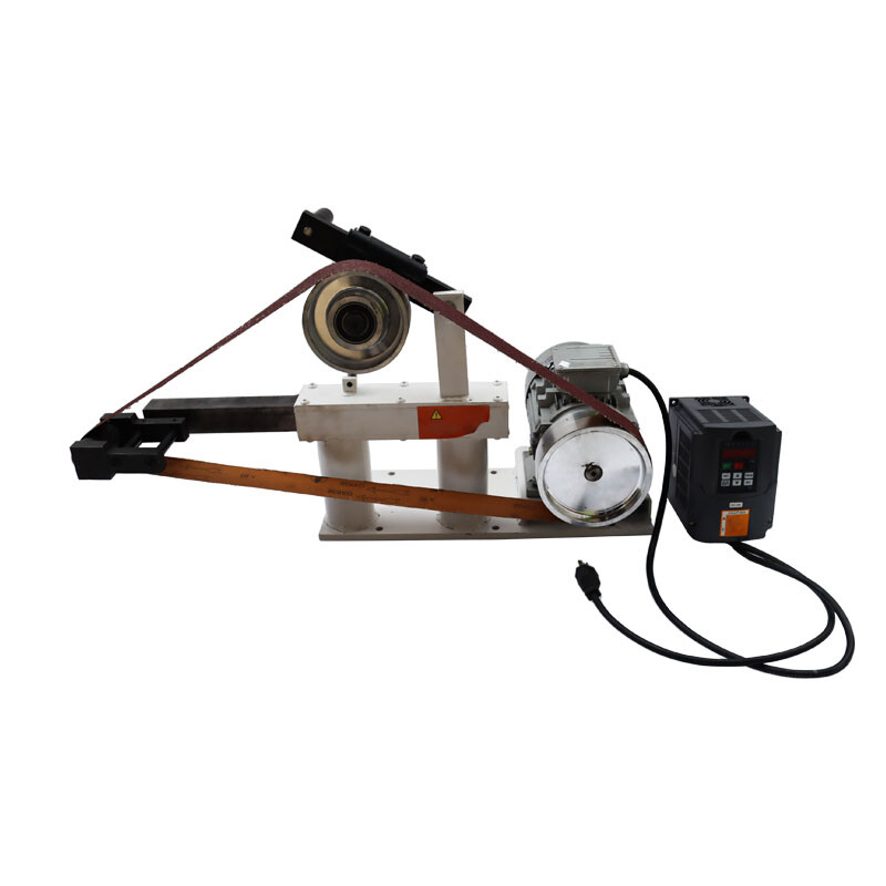 Stepless Speed 72" Sand Belt Machine 110V 2hp Frequency Conversion w/Base Polish