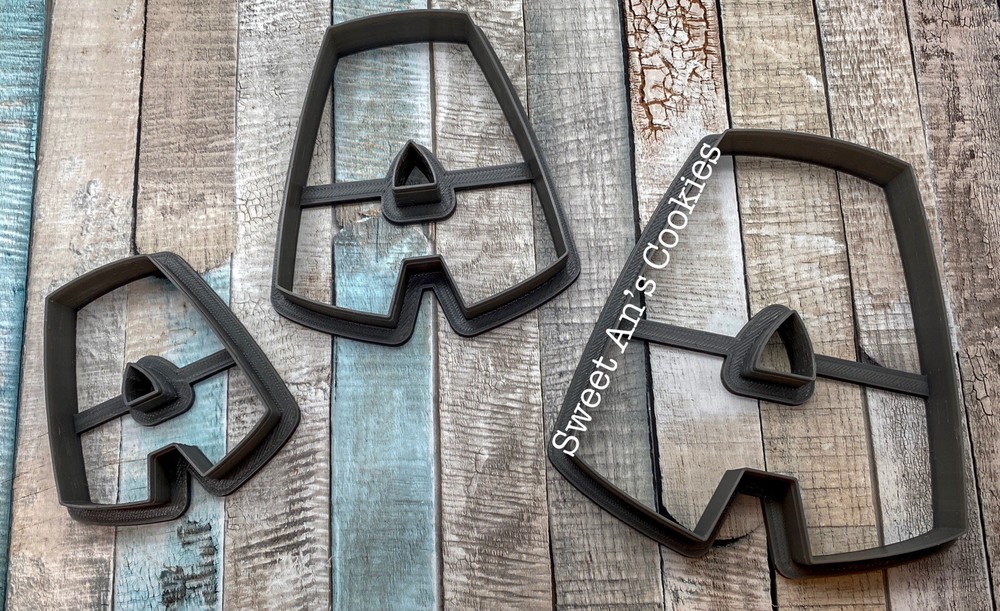 Mountain Range 3D Printed Cookie Fondant Cutter