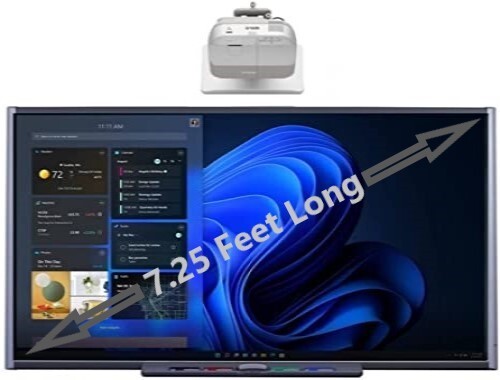 Smart Technologies Smart Board for Classroom Teaching 87" --24 Months guarantee