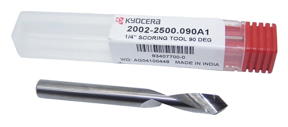 90 degree angle x 1/4" carbide bits engraving and scoring tool 2002-2500.090A1