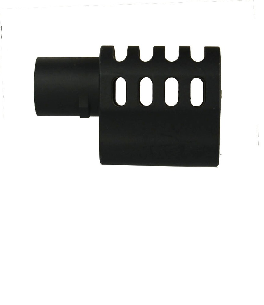 1911 .45 ACP Muzzle Brake Compensator, A Style, Anodized Black Free Spring Plug