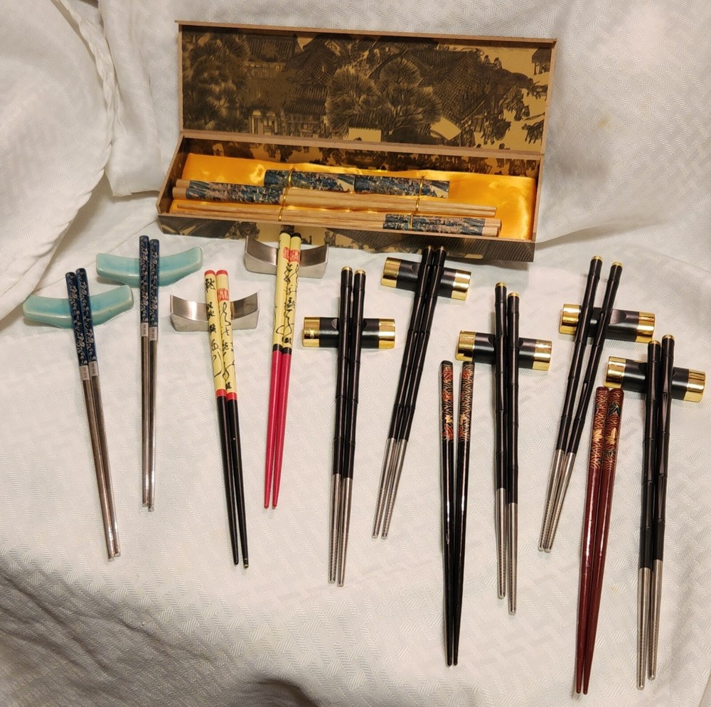 vintage chopstick  lot